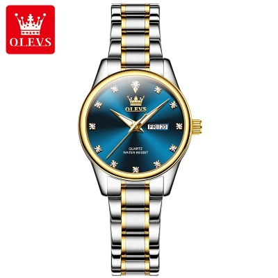 Picture of Olevs 3612L Stainless Steel Analog Wrist Watch For Women