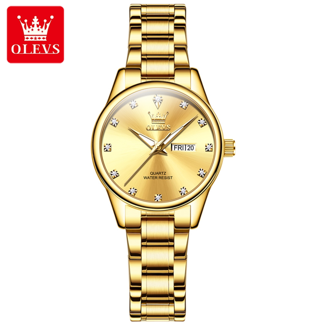 Picture of Olevs 3612L Stainless Steel Analog Wrist Watch For Women