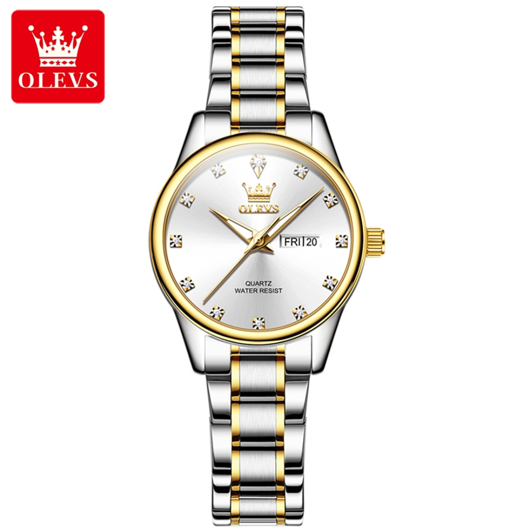 Picture of Olevs 3612L Stainless Steel Analog Wrist Watch For Women