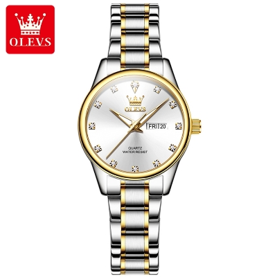Picture of Olevs 3612L Stainless Steel Analog Wrist Watch For Women