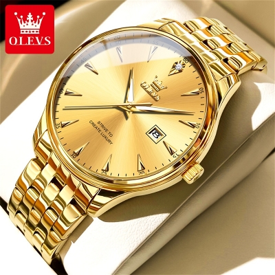 Picture of Olevs 5598M Stainless Steel Analoge Wrist Watch For Men