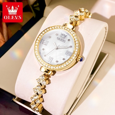 Picture of Olevs 9903L Stainless Steel Analog Wrist Watch For Women