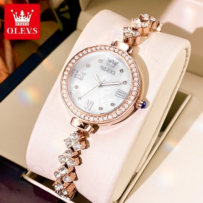 Picture of Olevs 9903L Stainless Steel Analog Wrist Watch For Women
