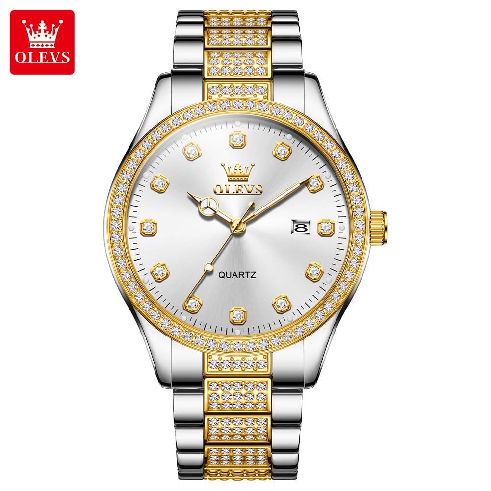 Picture of Olevs 9905M Stainless Steel Analoge Wrist Watch For Men