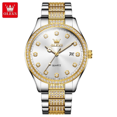 Picture of Olevs 9905M Stainless Steel Analoge Wrist Watch For Men