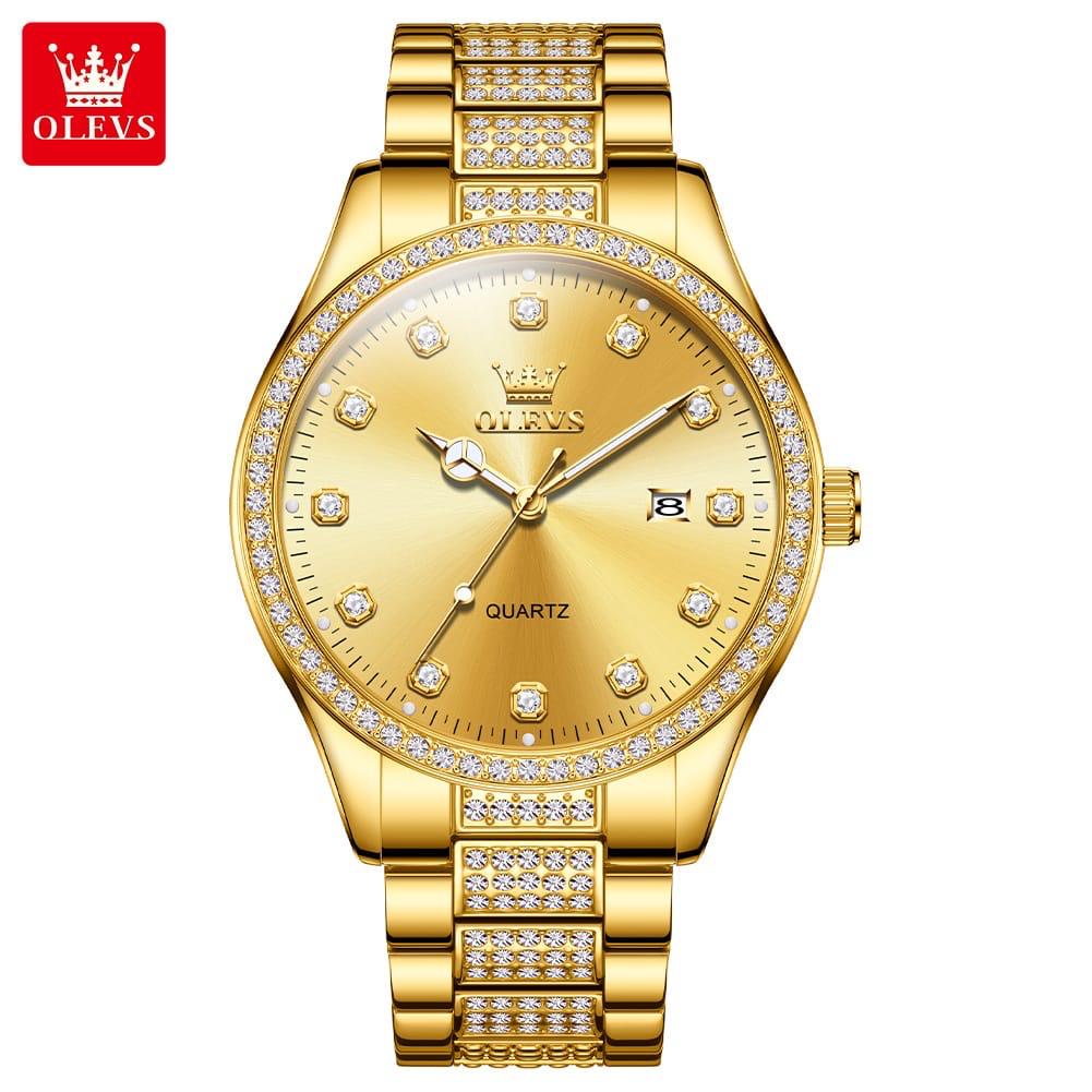 Picture of Olevs 9905M Stainless Steel Analoge Wrist Watch For Men