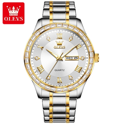 Picture of Olevs 9906M Stainless Steel Analoge Wrist Watch For Men