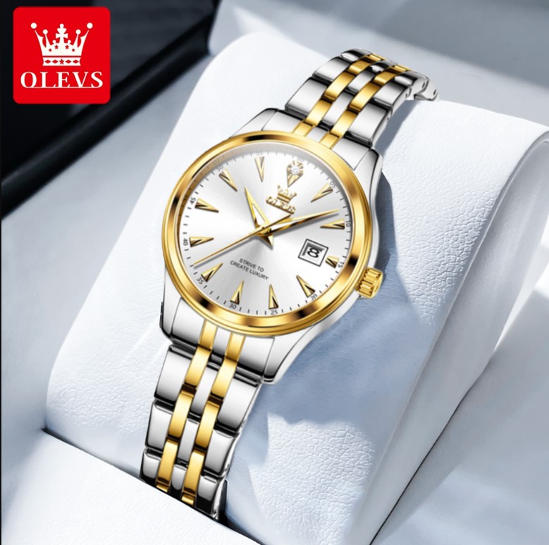 Picture of Olevs 5598L Stainless Steel Analog Wrist Watch For Women