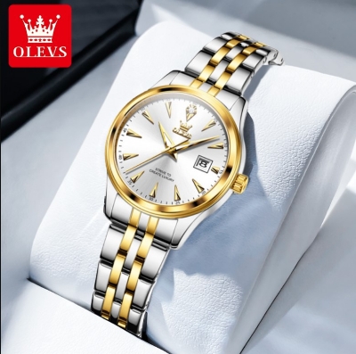 Picture of Olevs 5598L Stainless Steel Analog Wrist Watch For Women