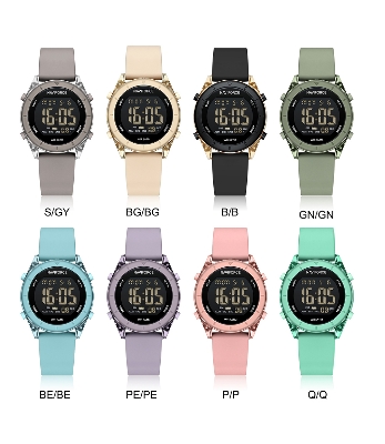 Picture of NAVIFORCE NF7108 Fashion Design Digital Silicone Strap 5ATM Sport Gift Wristwatch For Youth