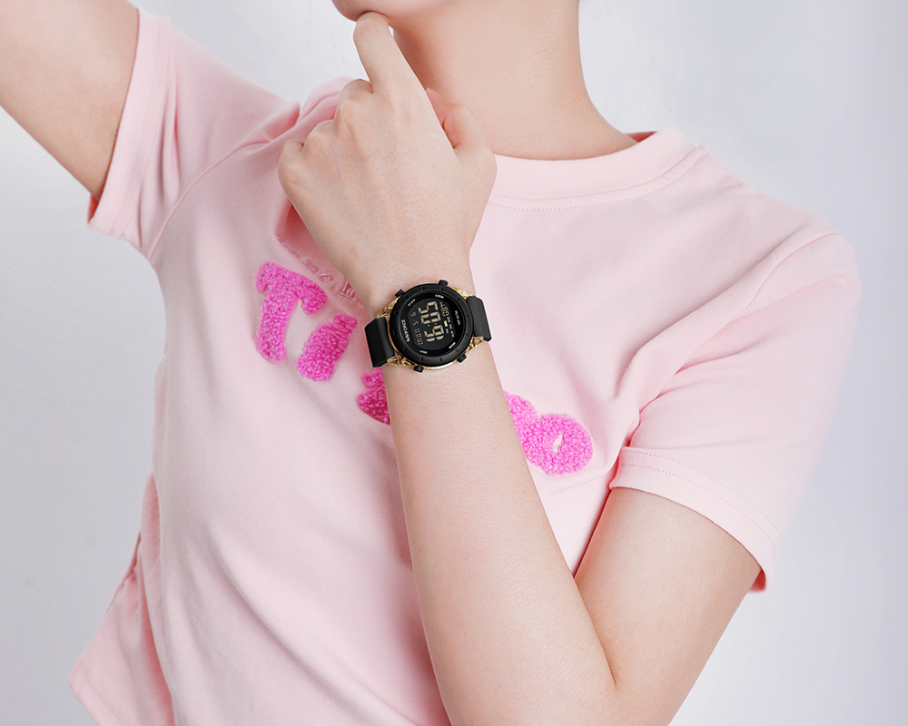Picture of NAVIFORCE NF7108 Fashion Design Digital Silicone Strap 5ATM Sport Gift Wristwatch For Youth