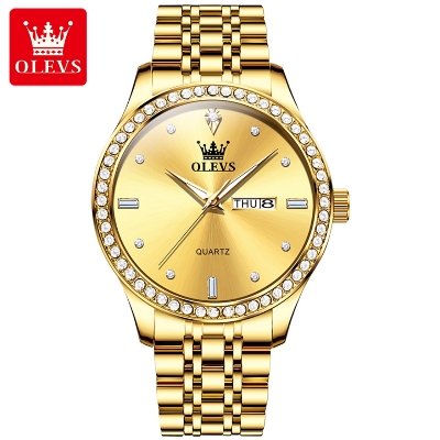 Picture of Olevs 3625S Stainless Steel Analog Wrist Watch For Men