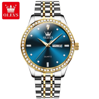 Picture of Olevs 3625S Stainless Steel Analog Wrist Watch For Men