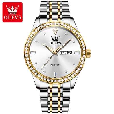 Picture of Olevs 3625S Stainless Steel Analog Wrist Watch For Men