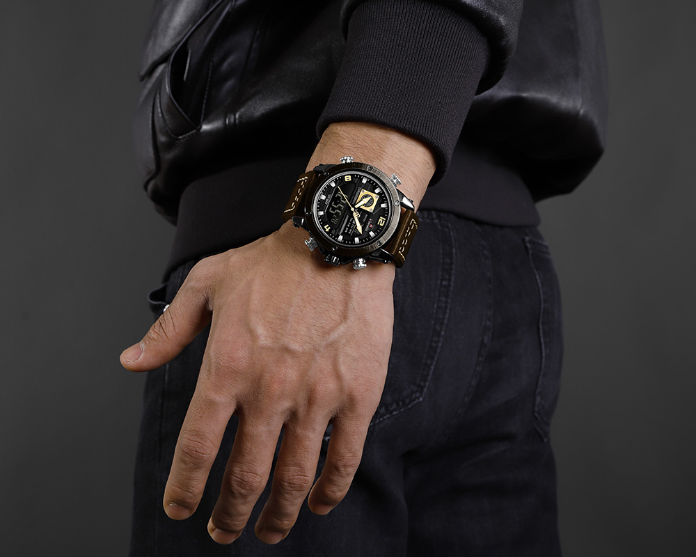 Picture of NAVIFORCE NF9236 Japanese Movement Military Style Men’s Watch With Water Resistance And Luminous Outdoor Sports Features