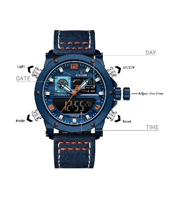 Picture of NAVIFORCE NF9236 Japanese Movement Military Style Men’s Watch With Water Resistance And Luminous Outdoor Sports Features