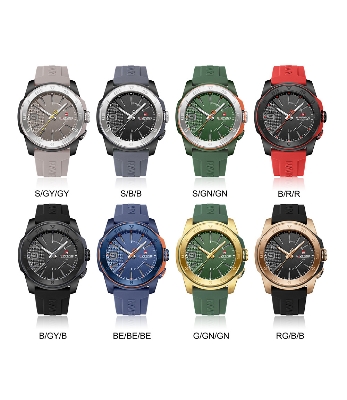 Picture of NAVIFORCE NF7112 5ATM Waterproof Men’s Watch with Japanese Quartz Movement and Night-Luminous Silicone Strap