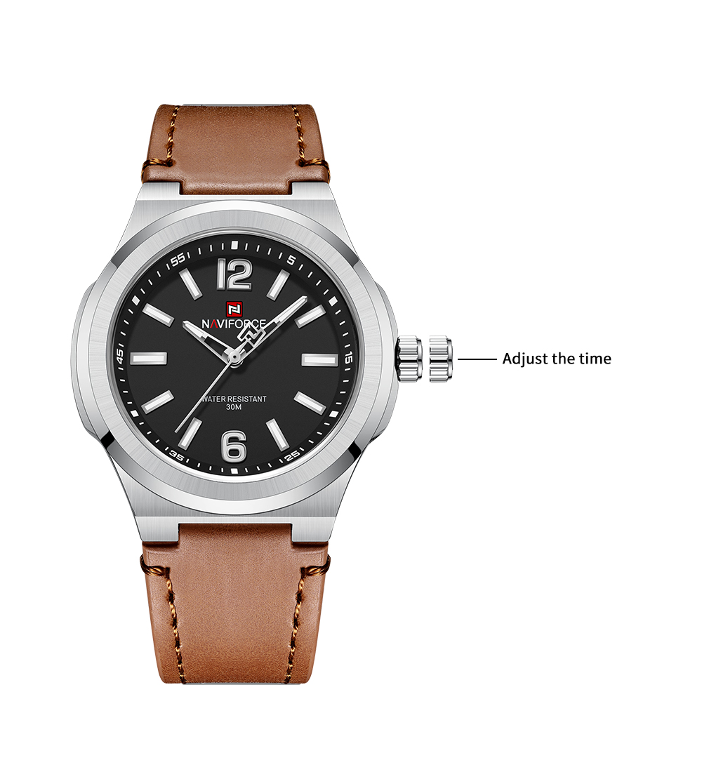 Picture of NAVIFORCE NF9233 Casual Minimalist Watch For Men Students Teenagers High School Waterproof Imported Quartz Watch