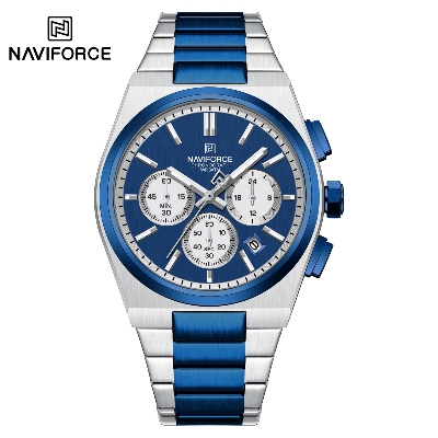 Picture of NAVIFORCE NF8048 Classic Business Timeless Chronograph Stainless Steel Strap Men Watches