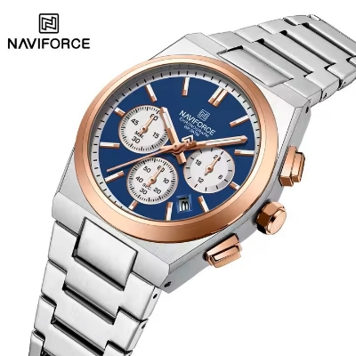 Picture of NAVIFORCE NF8048 Classic Stylish Timeless Love Standard Chronograph Stainless Steel Strap Women Watches