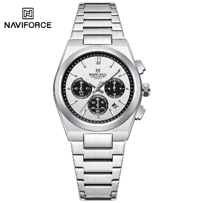 Picture of NAVIFORCE NF8048 Classic Stylish Timeless Love Standard Chronograph Stainless Steel Strap Women Watches