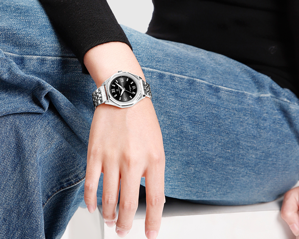 Picture of NAVIFORCE NF5052 Ladies Luxury Watch with Japanese Quartz Movement Elegant Diamond Design Stainless Steel Waterproof Fashion Casual Wristwatch