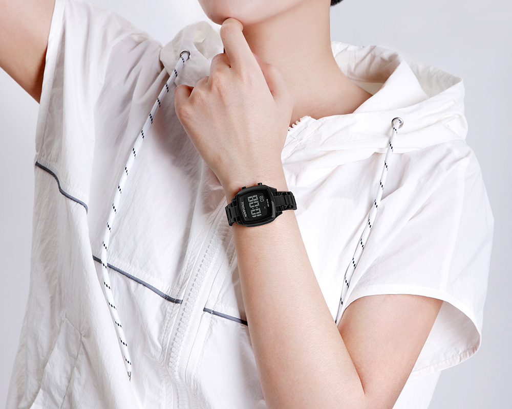 Picture of NAVIFORCE NF5047 Versatile Trendy Square Watch with LCD Movement Luminous Sports Waterproof Unisex Watches