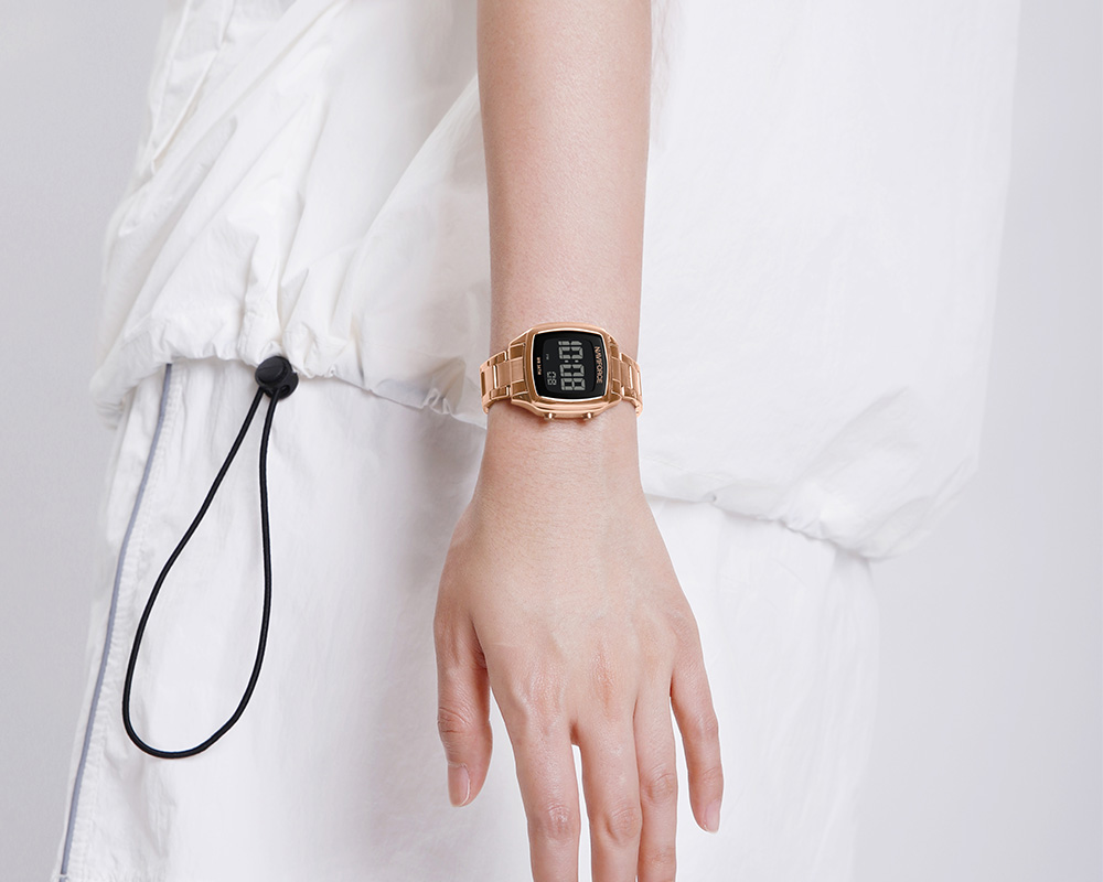 Picture of NAVIFORCE NF5047 Versatile Trendy Square Watch with LCD Movement Luminous Sports Waterproof Unisex Watches