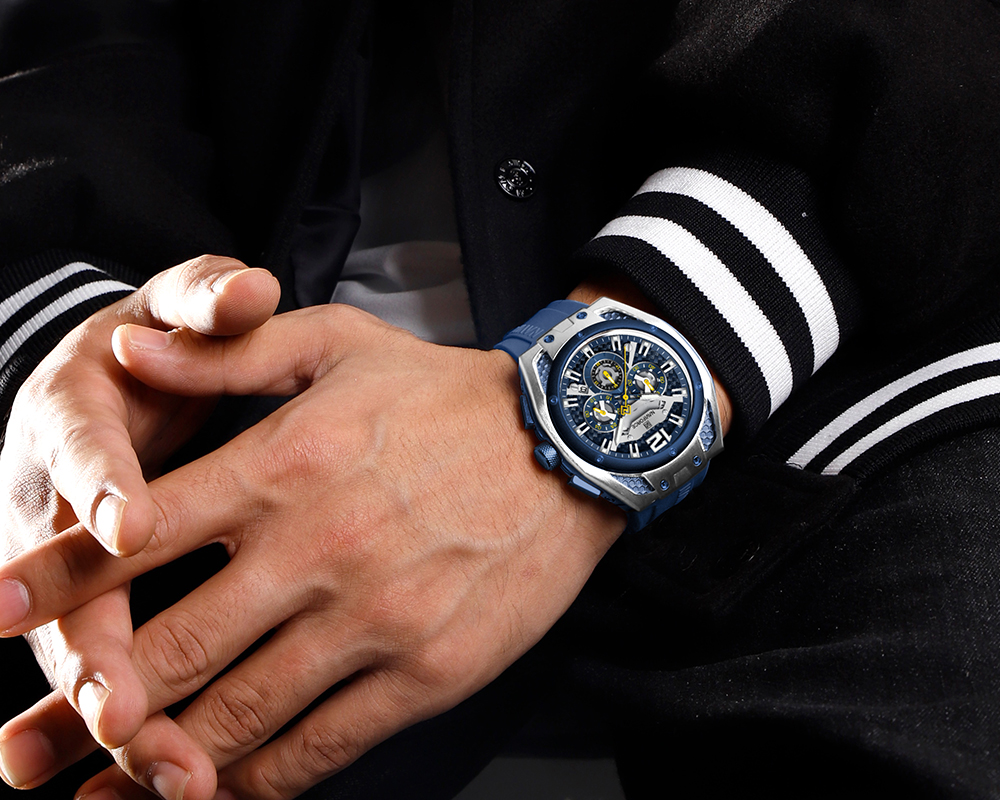 Picture of NAVIFORCE NF8063 Men’s Quartz Chronograph Watch Luminous Waterproof Sports Style with Date and Stopwatch