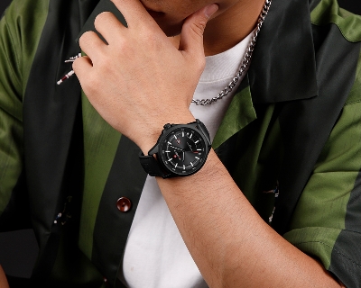 Picture of NAVIFORCE NF9248 PU Leather Japanese Movement Luminous Waterproof Sports Watch With Date For Men