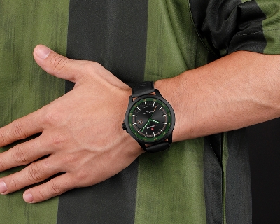 Picture of NAVIFORCE NF9248 PU Leather Japanese Movement Luminous Waterproof Sports Watch With Date For Men