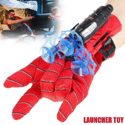 Picture of Spiderman Toy for Kids (Web-shooter Set with Spiderman Gloves) Kids Birthday Gifts