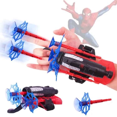 Picture of Spiderman Toy for Kids (Web-shooter Set with Spiderman Gloves) Kids Birthday Gifts