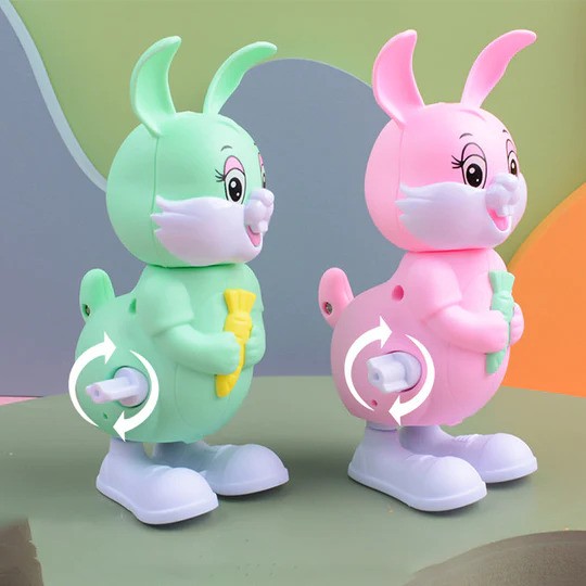 Picture of Cute Rabbit Dancing Rabbit Wind Up Clockwork Key Toy - Baby Toys