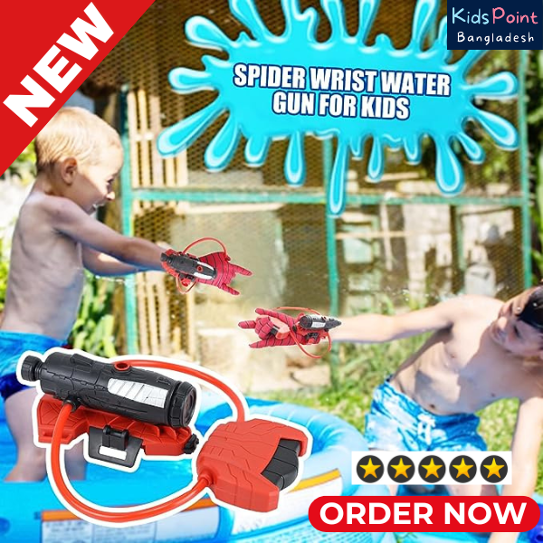Picture of Spiderman Water Gun Toy for Boys (Children's Wrist Water Gun Toy Launcher Play in Pool, Beach and Automatic Shooting for Summer Water Battles Which is Excellent Gift Choice for Boys and Girls)