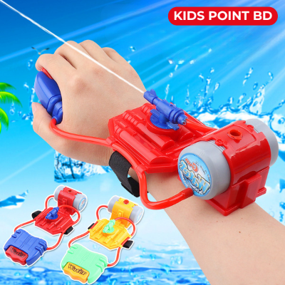 Picture of Water Gun Toy for Kids (Children Water Toy Gun, Water Soaker Blaster Squirt Toy Wrist Squirt Gunns Children's Wrist Water Playing Toy Long Range Hand-held Water Gun in Summer Season- Water gun for swimming play in water, beach interactive small toy)
