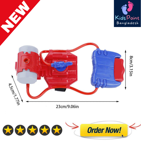 Picture of Water Gun Toy for Kids (Children Water Toy Gun, Water Soaker Blaster Squirt Toy Wrist Squirt Gunns Children's Wrist Water Playing Toy Long Range Hand-held Water Gun in Summer Season- Water gun for swimming play in water, beach interactive small toy)