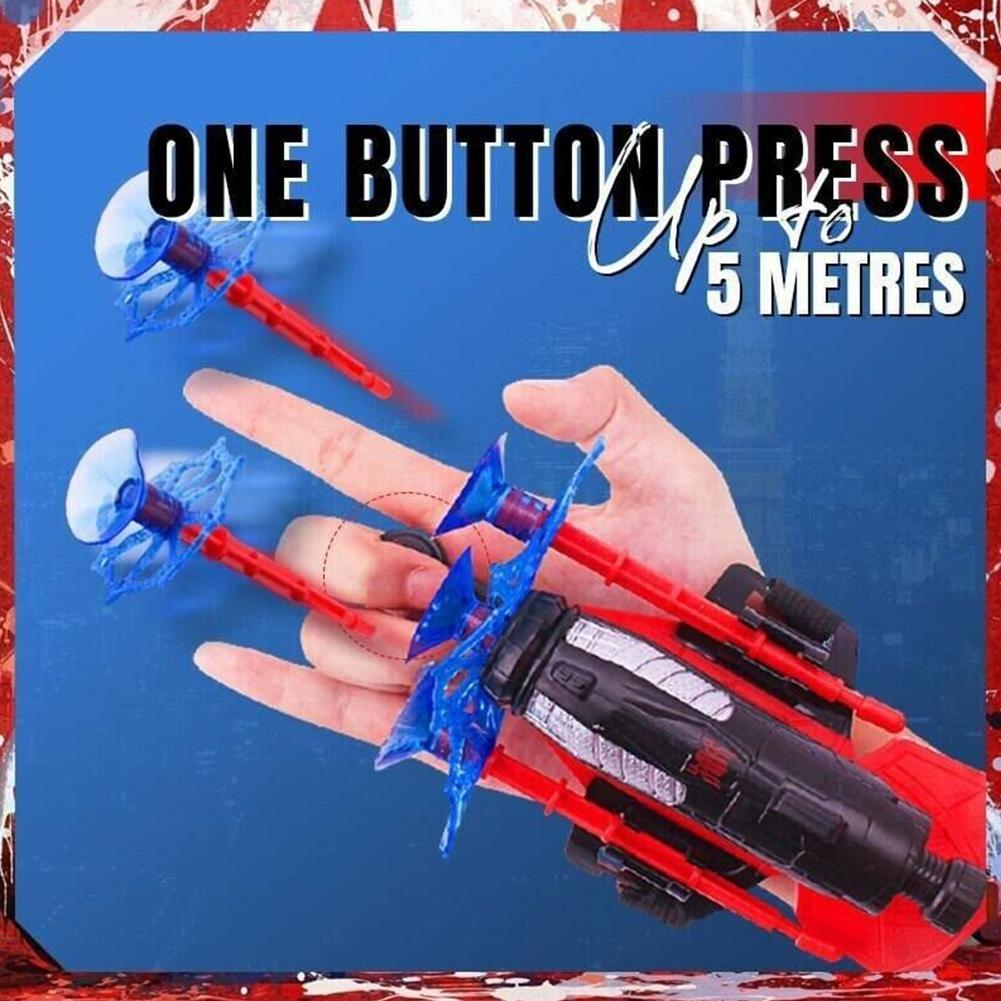 Picture of Spiderman Toy for Kids (Web-shooter Set with Spiderman Gloves) Kids Birthday Gifts