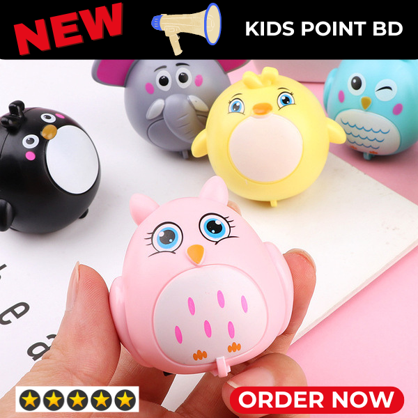 Picture of Penguin Toys, Elephant Toys, Chicken Toys and Owl Toys Pull Back Car (Mini Cute Animal Shaped Unique Toys for Kids Birthday Party) - Plaything Toys for Party Favors for Friction Powered Vehicle Car Toys