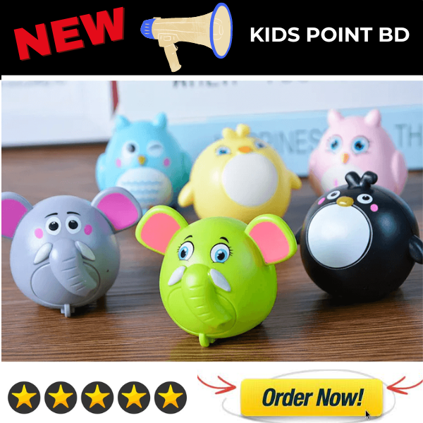 Picture of Penguin Toys, Elephant Toys, Chicken Toys and Owl Toys Pull Back Car (Mini Cute Animal Shaped Unique Toys for Kids Birthday Party) - Plaything Toys for Party Favors for Friction Powered Vehicle Car Toys