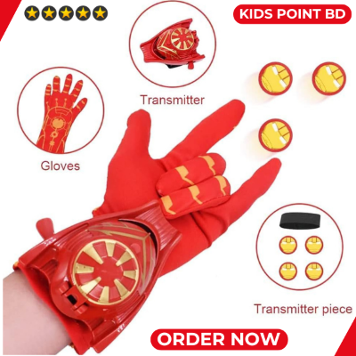 Picture of Iron Man Toy for Kids (Web-shooter Set with Avengers Iron Man Gloves) Kids Birthday Gifts