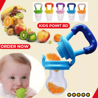Picture of Baby Fruit Juicer Pacifier Vegetables Meat Feeder Soft Silicone - New Infant Teething Toy Juice Teether Premium