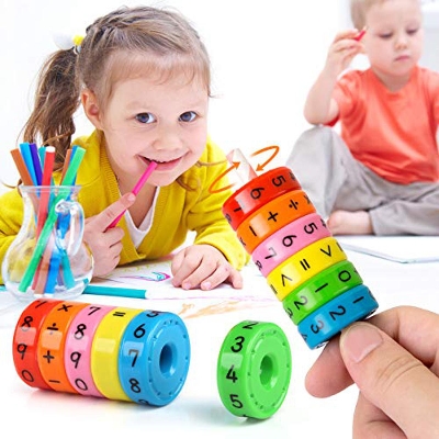 Picture of Children Math Toys Education Learning Magnetic For Kids Puzzle Cube