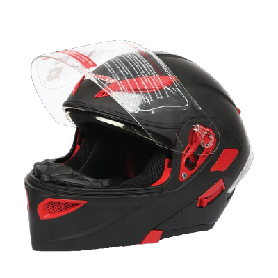 Buy Safemet Full Face Helmet (M) - Matt Black & Red at Best Price In Bangladesh