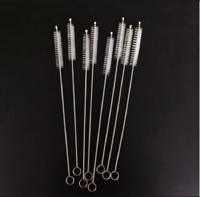 Picture of 3PC Stainless Steel Straw Cleaning Brush Narrow Pipe Cleaner