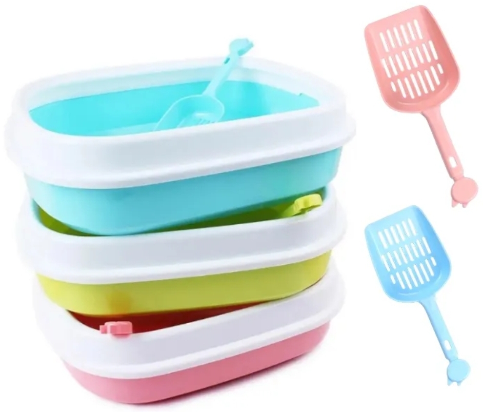 Picture of 1PC Cat litter box with free scoop, litter tray, Litter & Toilet Boxes