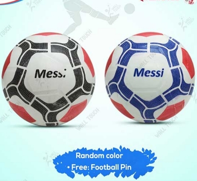 Picture of 1PC Soft Rubber Football For Toddler (ball_messi_90k) - Size 4