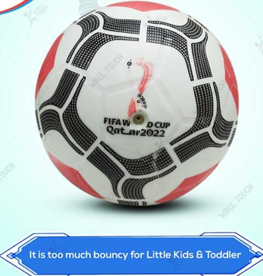 Picture of 1PC Soft Rubber Football For Toddler (ball_messi_90k) - Size 4