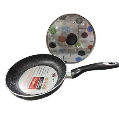 Picture of Prestige Omega Deluxe Granite 24 Cm Fry Pan With Lid Aluminium Fry Pans in Grey Colour by Prestige