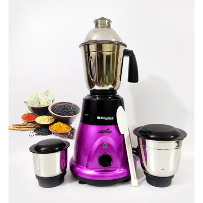 Picture of Miyako Pink Panther 3 in 1 Multi Purpose Mixer Blender machine- 750 Watt